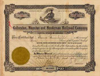 Galveston, Houston & Henderson Railroad