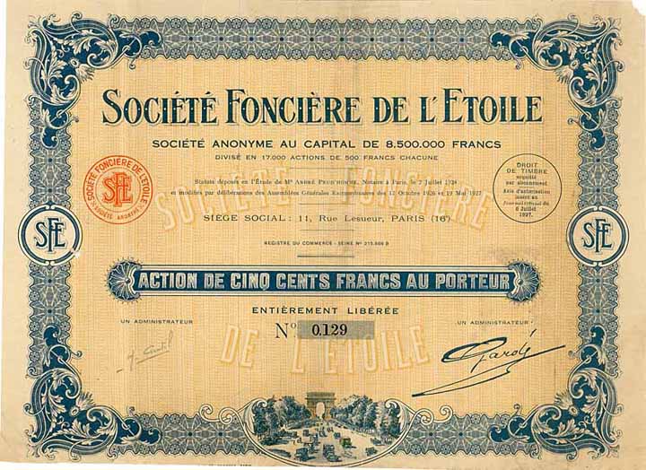 Société Foncière de l'Etoile