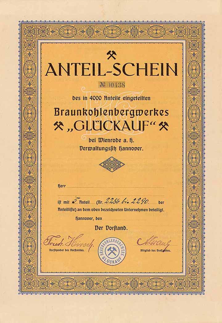 Braunkohlenbergwerk Glückauf
