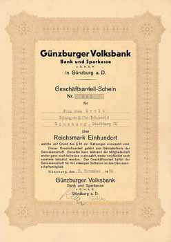 Günzburger Volksbank Bank und Sparkasse eGmbH