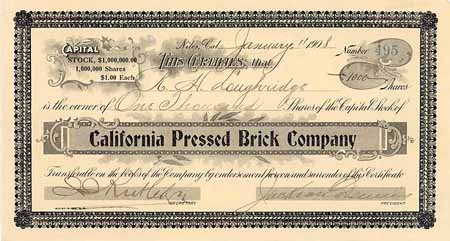 California Pressed Brick Co.