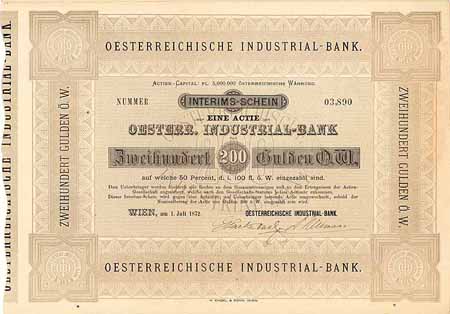 Oesterreichische Industrial-Bank