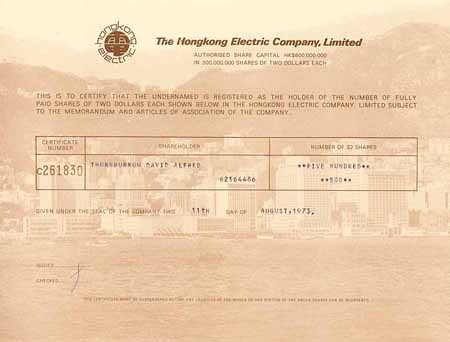 Hongkong Electric Co., Ltd.
