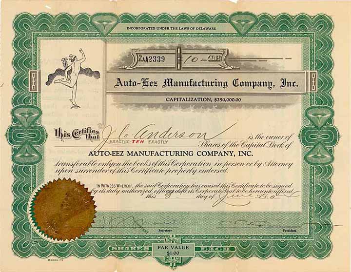 Auto-Eez Manufacturing Co.