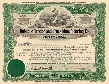 Dubuque Tractor & Truck Manufacturing Co.