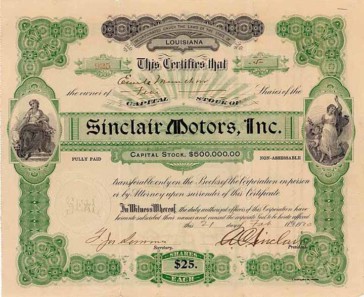 Sinclair Motors Inc.