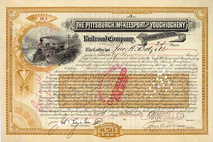 Pittsburgh, McKeesport & Youghiogheny Railroad (OU F.W. Vanderbilt)