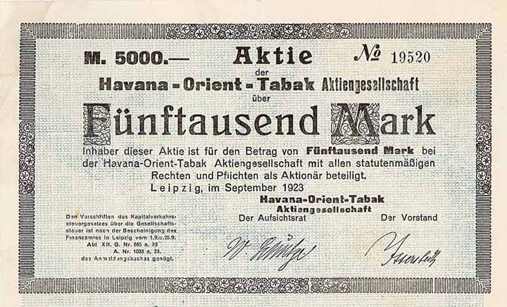 Havana-Orient-Tabak AG