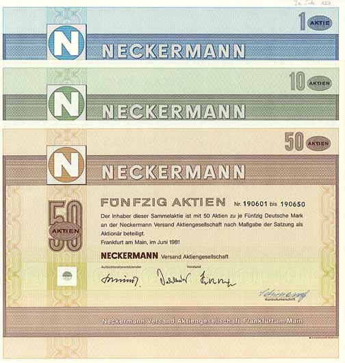 Neckermann Versand AG (3 Stücke)