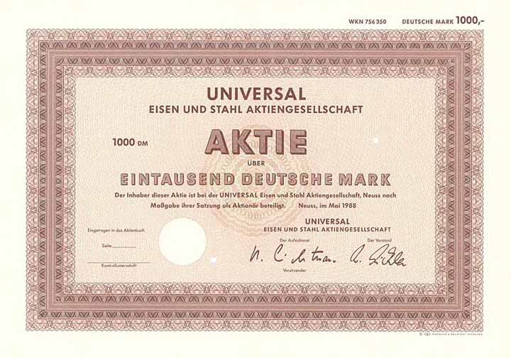 Universal Eisen und Stahl AG