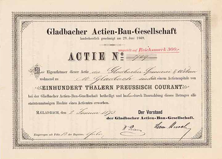 Gladbacher Actien-Bau-Gesellschaft