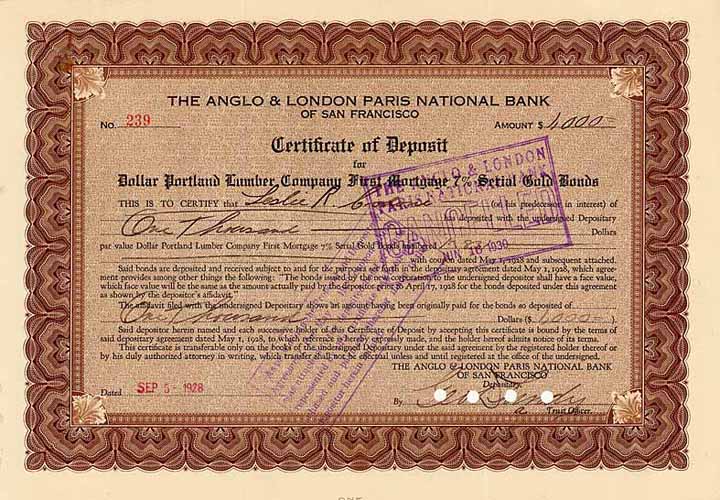 Anglo & London Paris National Bank