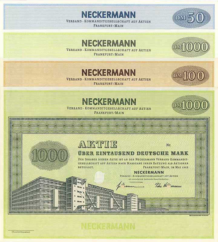 Neckermann Versand AG (4 Stücke)
