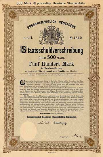 Grossherzogtum Hessen (Hessische Ludwigs-Eisenbahn)