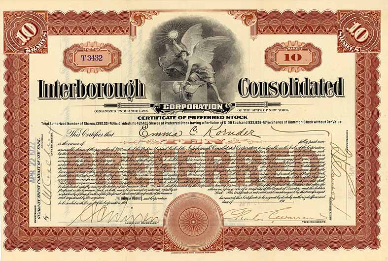 Interborough Consolidated Corp.
