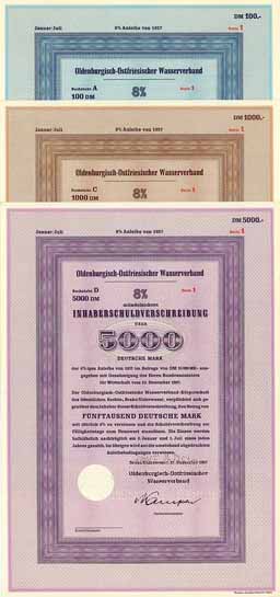 Oldenburgisch-Ostfriesischer Wasserverband (3 Stücke)
