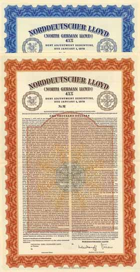 Norddeutscher Lloyd (2 Stücke)