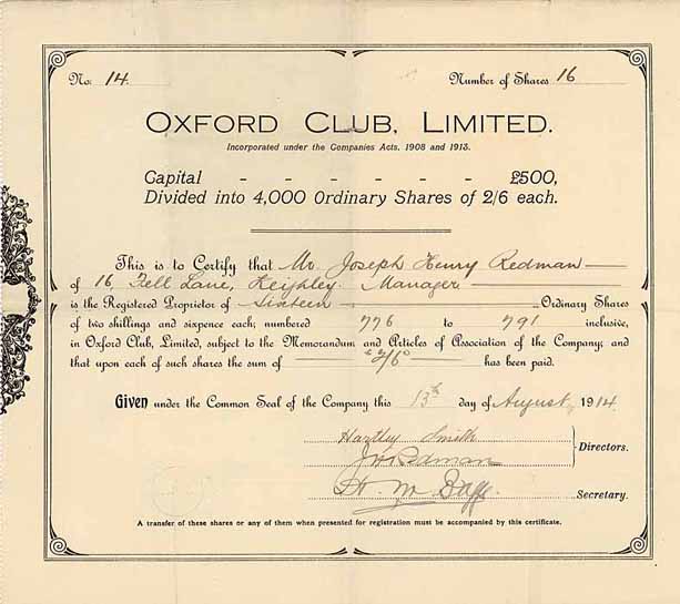 Oxford Club, Ltd.