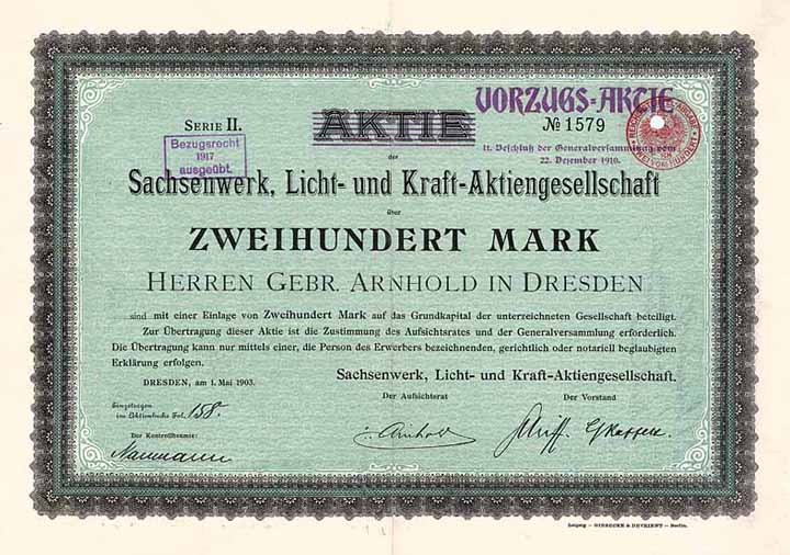 Sachsenwerk, Licht- und Kraft-AG