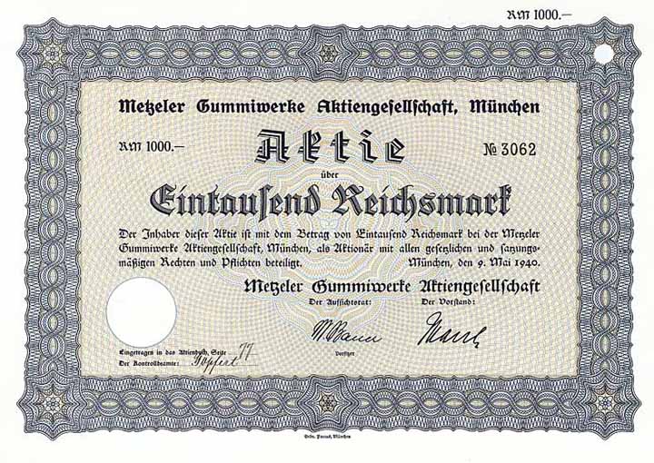 Metzeler Gummiwerke AG