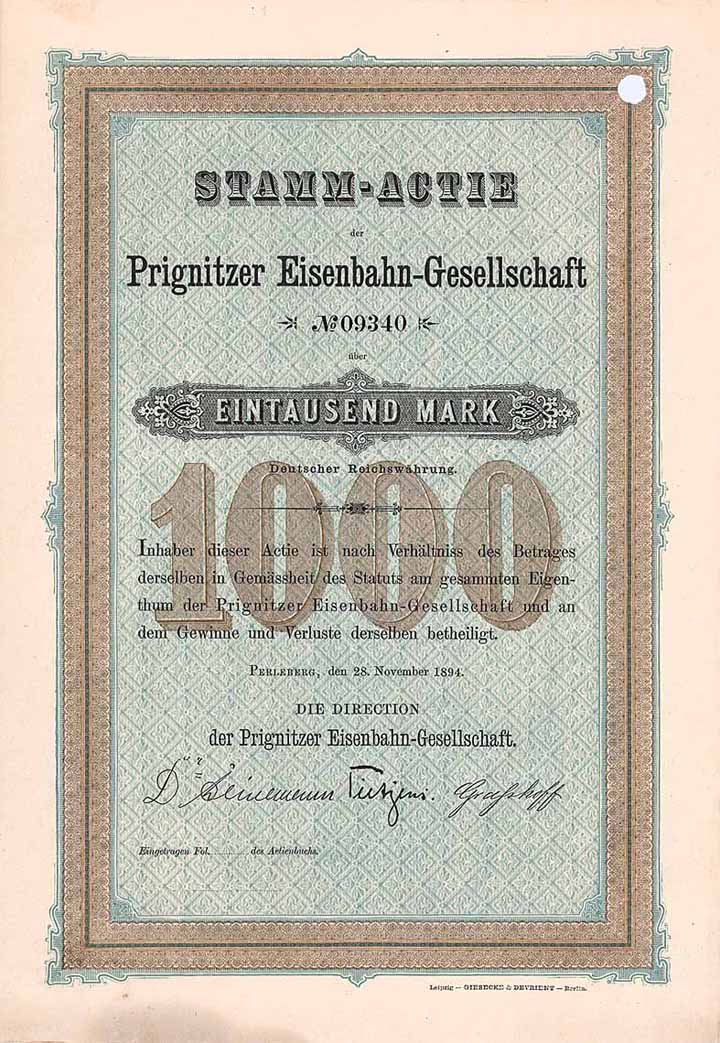 Prignitzer Eisenbahn-Gesellschaft