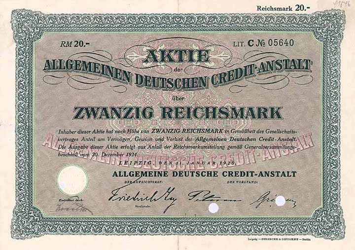 Allgemeine Deutsche Credit-Anstalt