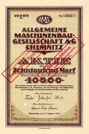 Allgemeine Maschinenbau-Gesellschaft AG