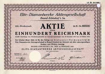 Elite-Diamantwerke AG