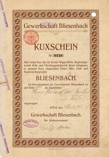 Gewerkschaft Bliesenbach