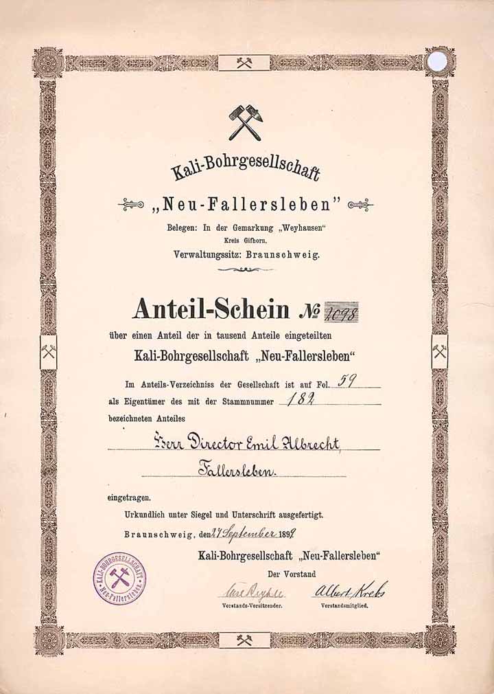 Kali-Bohrgesellschaft Neu-Fallersleben