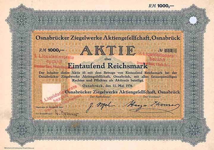 Osnabrücker Ziegelwerke AG