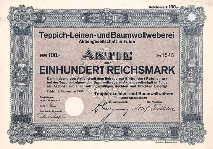 Teppich-Leinen- und Baumwollweberei AG