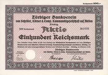 Zörbiger Bank-Verein von Schroeter, Koerner & Comp. KGaA