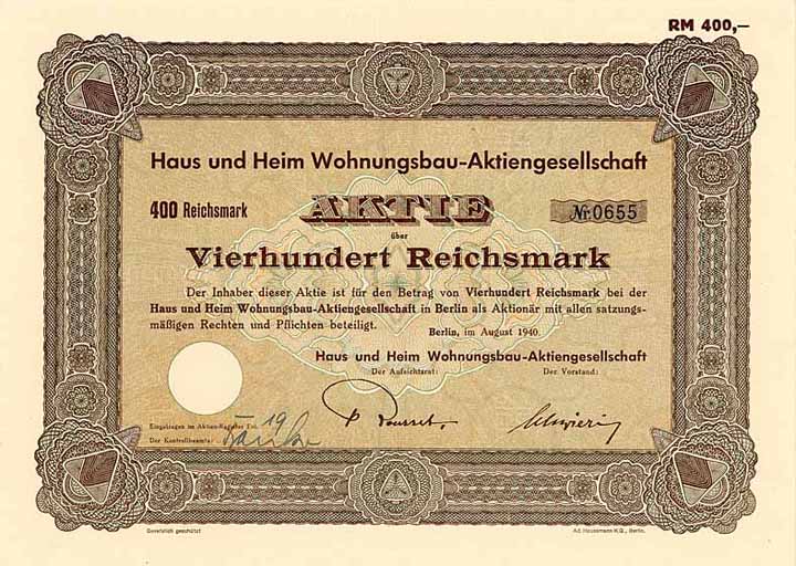 Haus und Heim Wohnungsbau-AG