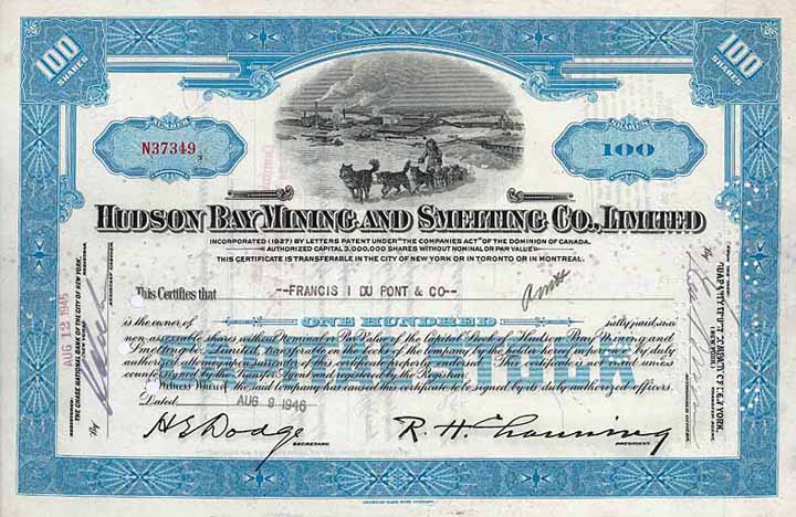 Hudson Bay Mining and Smelting Co., Ltd.