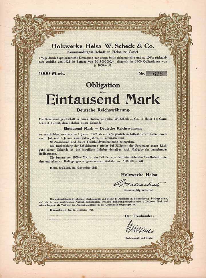 Holzwerke Helsa W. Scheck & Co. KG