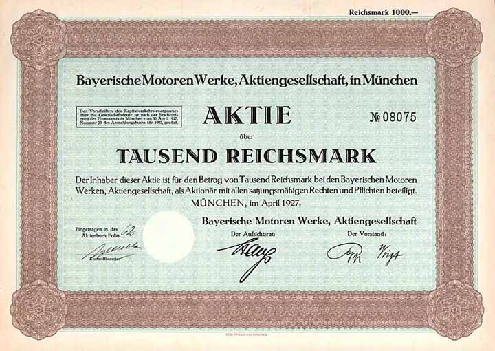 Bayerische Motoren Werke AG