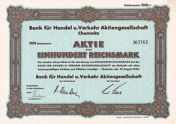 Bank für Handel u. Verkehr AG
