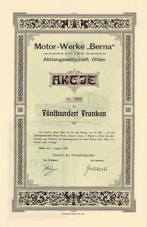 Motor-Werke "Berna" AG