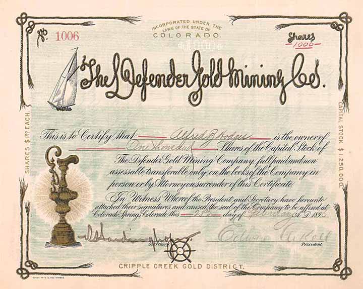 Defender Gold Mining Co.