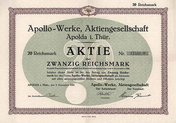 Apollo-Werke AG