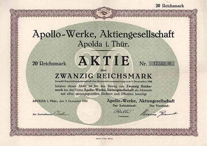 Apollo-Werke AG