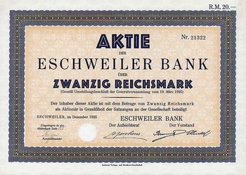 Eschweiler Bank