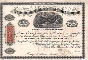 Pennsylvania and California Gold Mining Co.