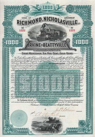 Richmond, Nicholasville, Irvine & Beattyville Railroad