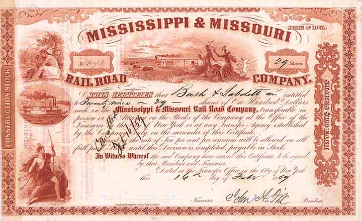 Mississippi & Missouri Railroad