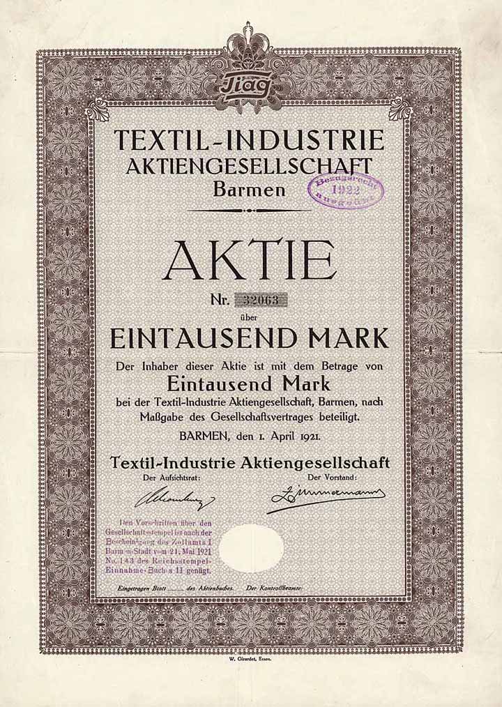 Textil-Industrie AG Barmen