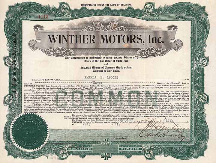 Winther Motors Inc.