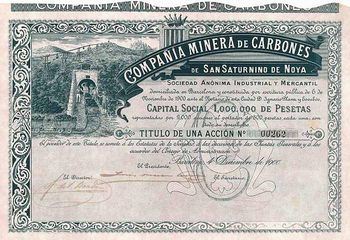 Cie. Minera de Carbones de San Saturnino de Noya S.A.