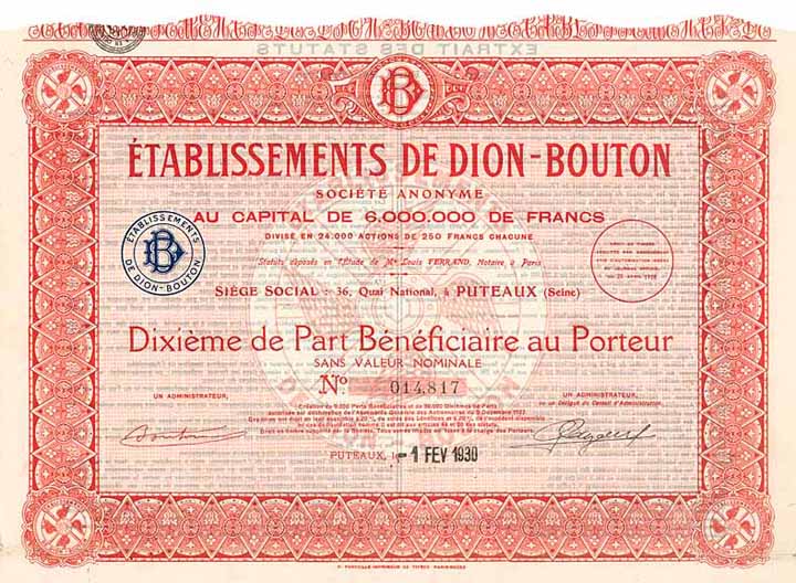 Établissements de Dion-Bouton S.A.